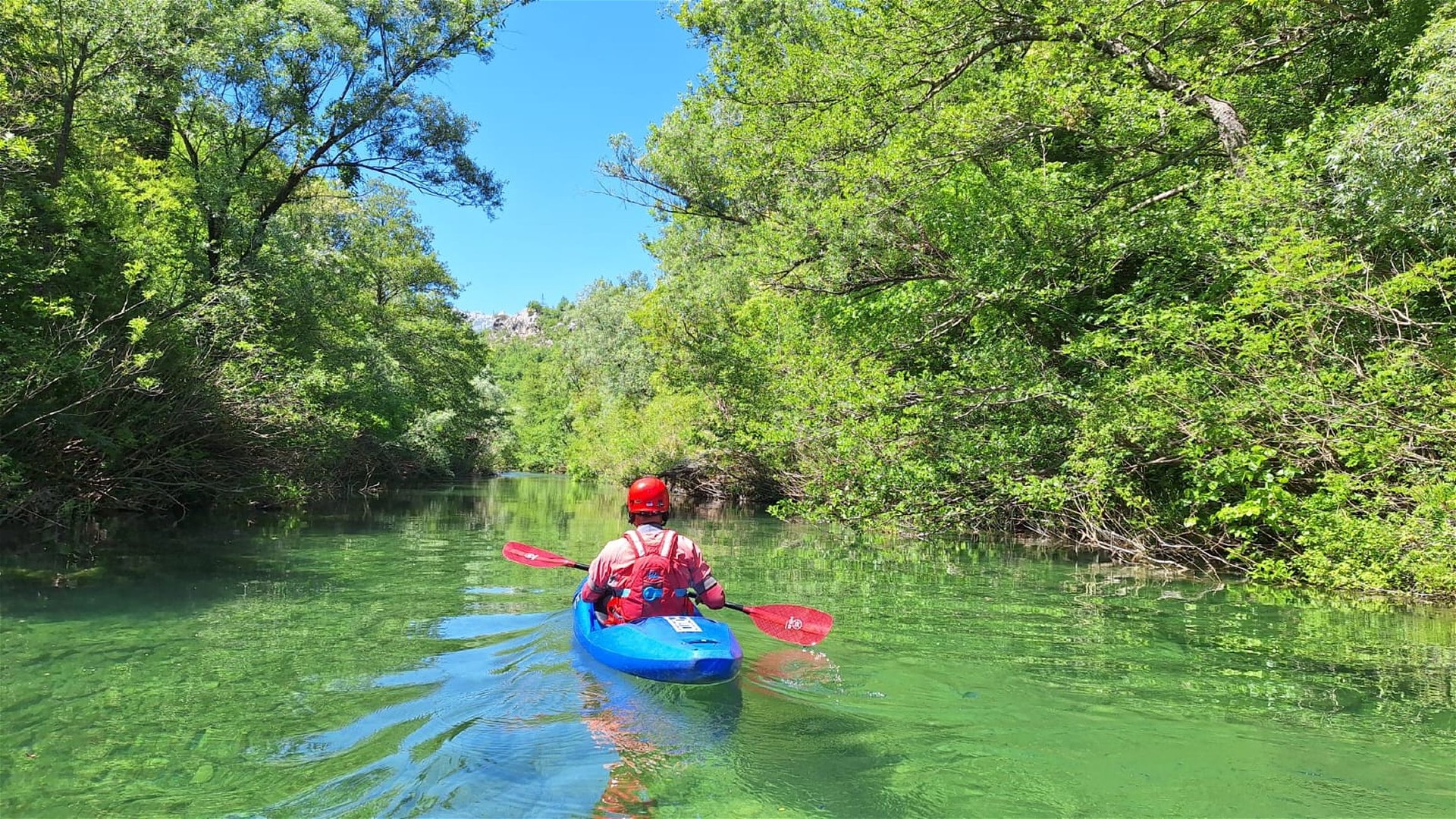 Cetina (hr) - glasklares Wasser und leichte Abschnitte