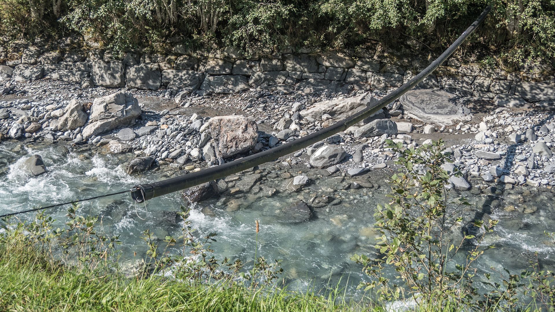 Kajak, Fluss Sernf, Abschnitt Elm - Engi