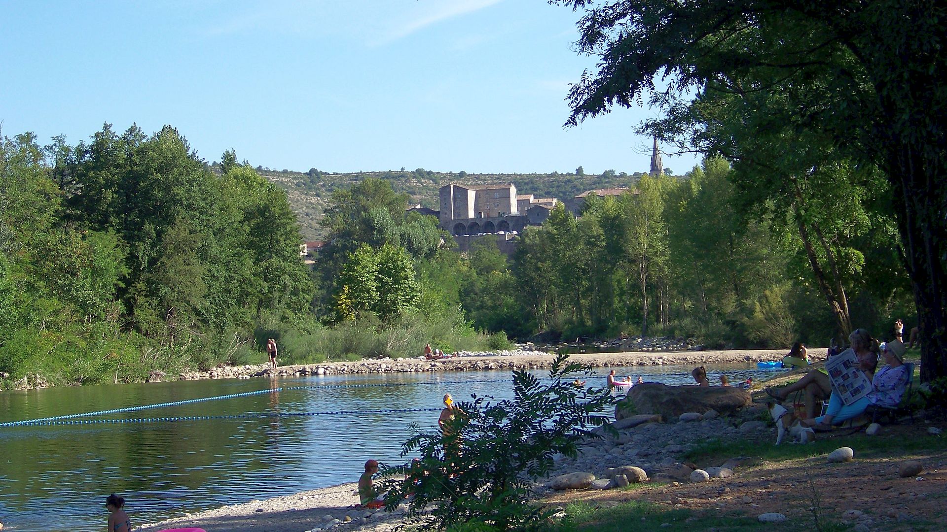Kajak, Fluss Beaume, Abschnitt Le Gua - Joyeuse (Mittellauf)