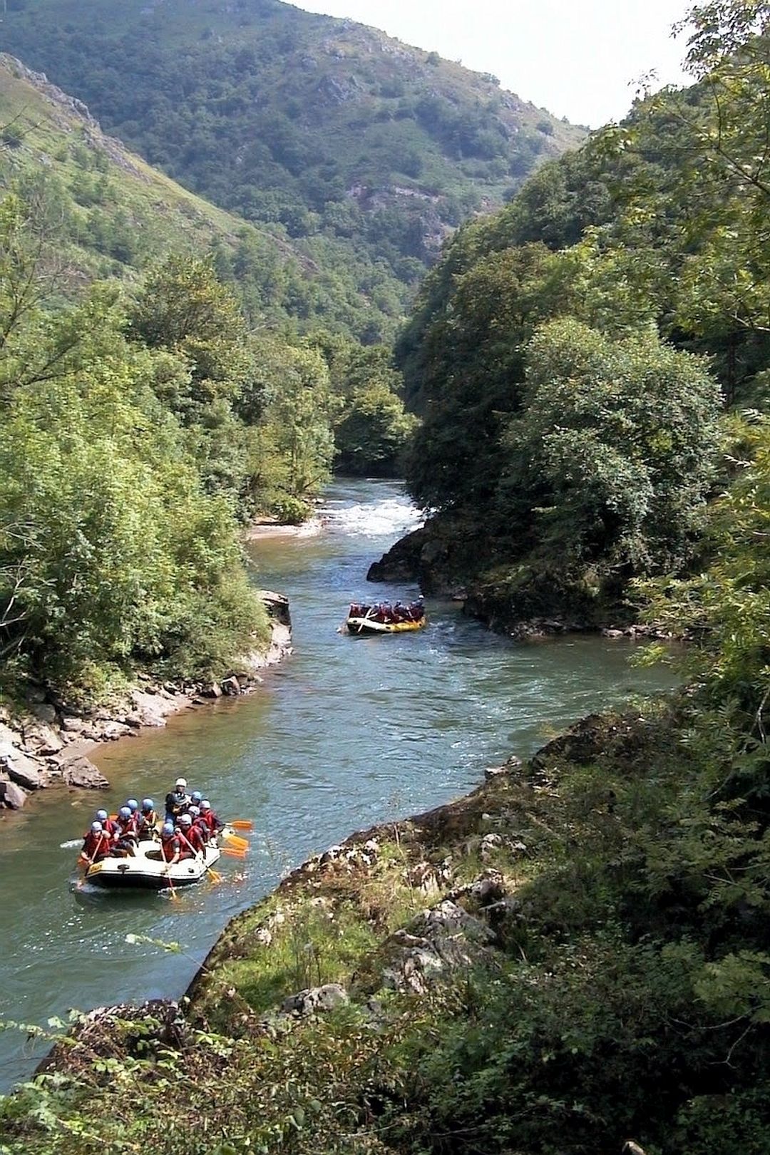 Kajak, Fluss Nive, Abschnitt Bidarray - Itxassou