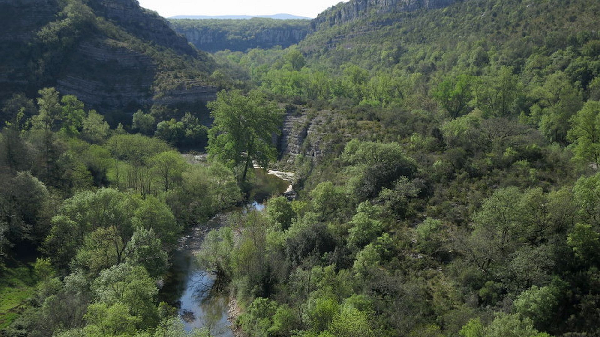 Kajak, Fluss Ligne, Abschnitt Uzer - Ardeche