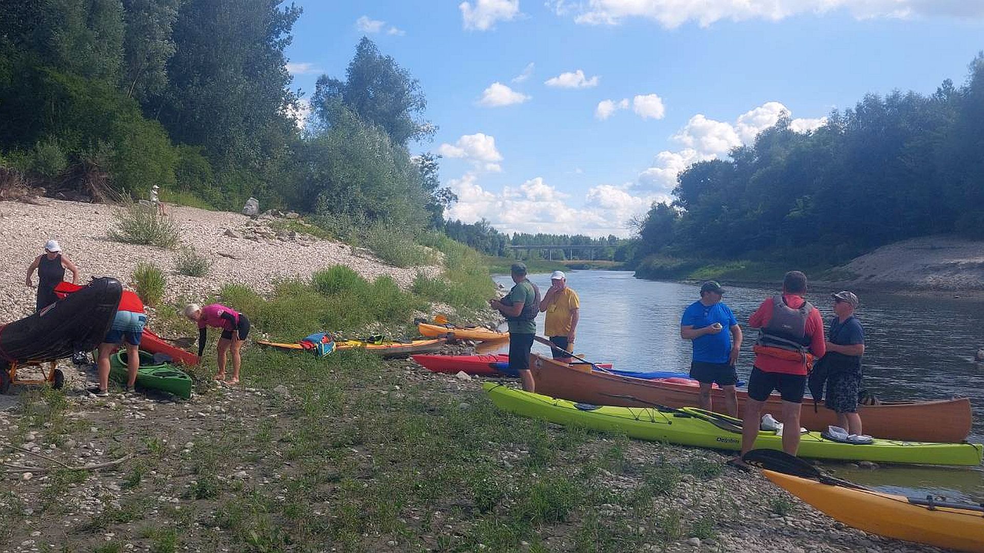 🛶 LFC (© Franz H. 28.6.25) Kajak, Fluss Donau, Abschnitt Fischwanderhilfe Ottensheim Innbach Mündung in die Donau 🛶 LFC