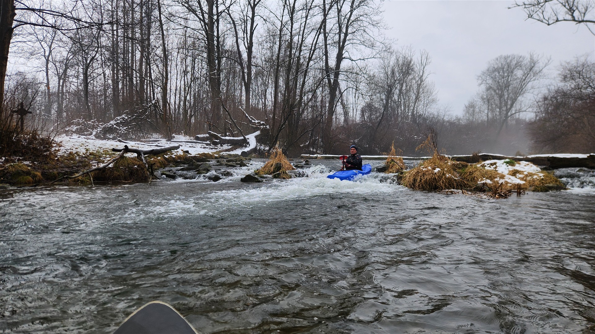 Kajak, Fluss Mitterwasser, Abschnitt Großer Weikerlsee - Donau kleines Wehr 