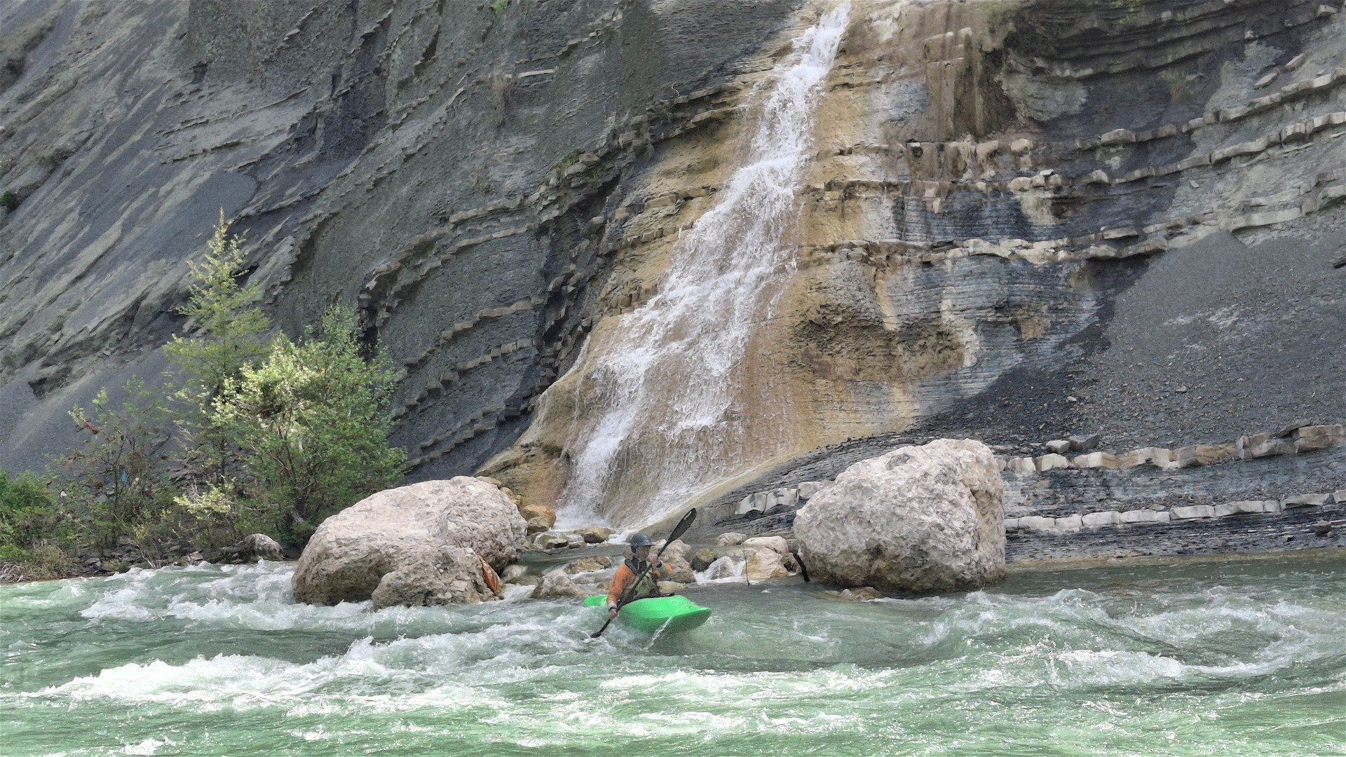 Kajak, Fluss Arachthos, Abschnitt Plaka - Skoupa (Unterlauf) Unterhalb Plaka 
