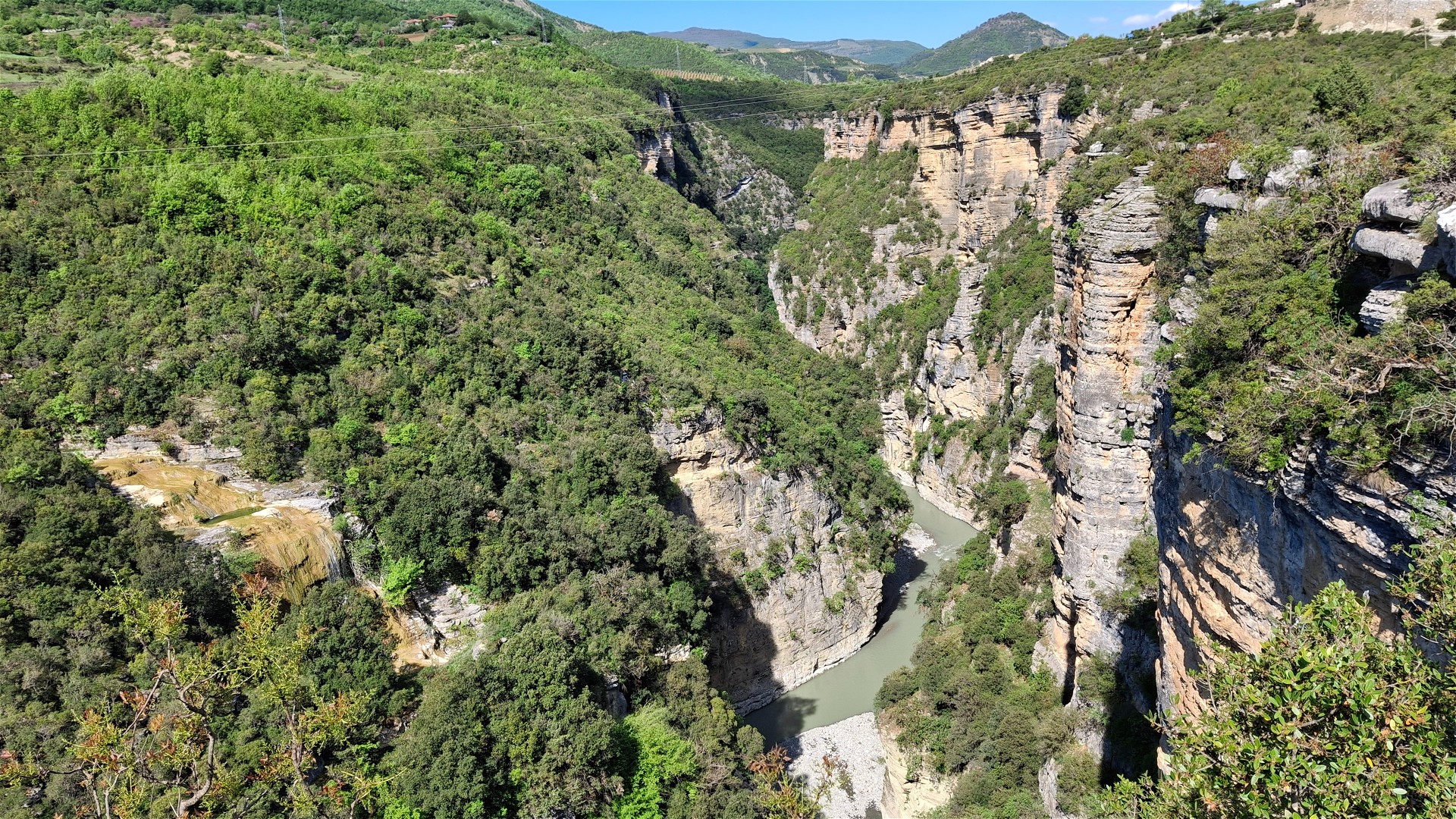 Kajak, Fluss Osum, Abschnitt Lapani - Çamping Kalaja der Canyon 