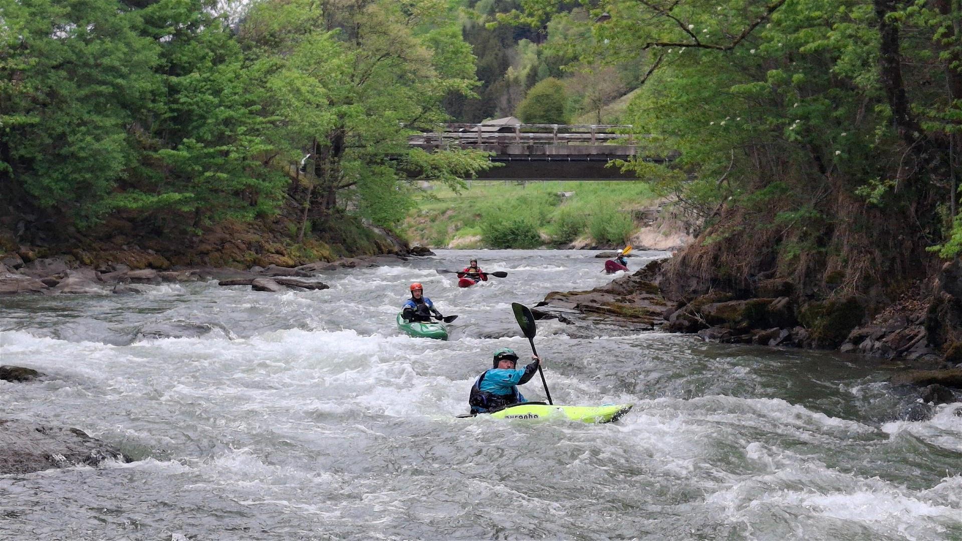Kajak, Fluss Mur, Abschnitt Tamsweg - St. Ruprecht bei Kendelbruck 
