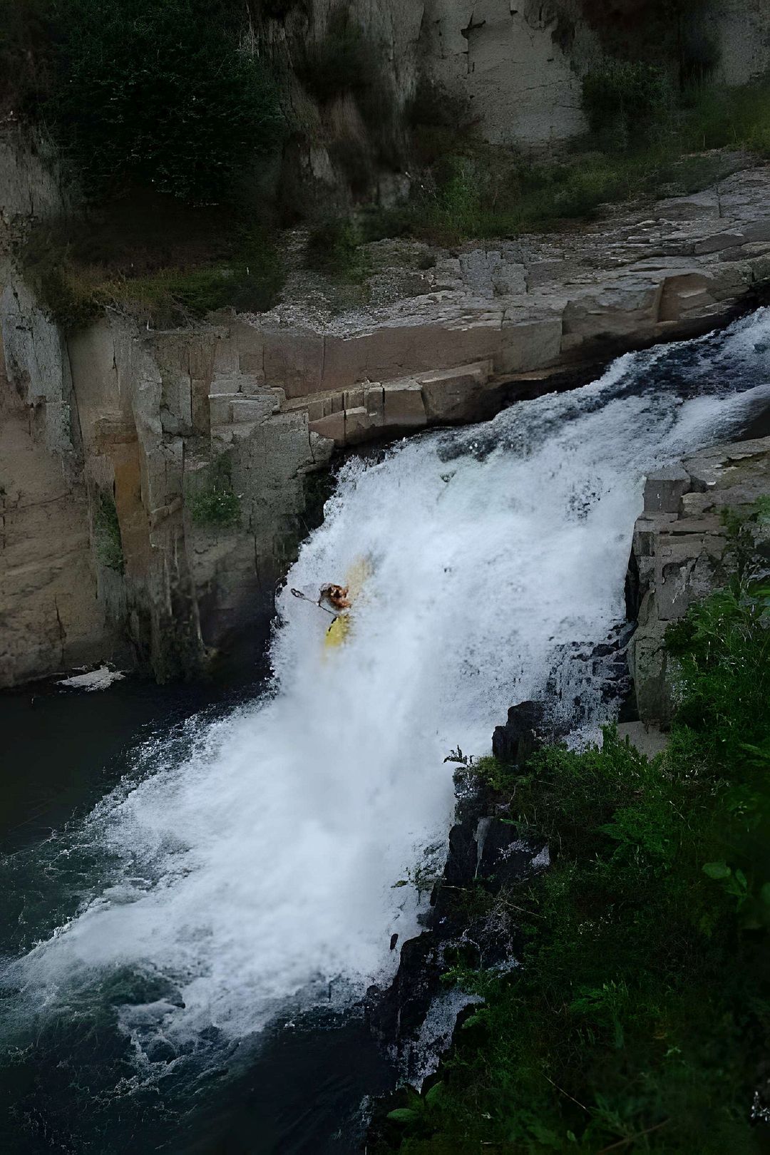 Kajak, Fluss Rangitaiki, Abschnitt Aniwhenua Falls der Wasserfall 