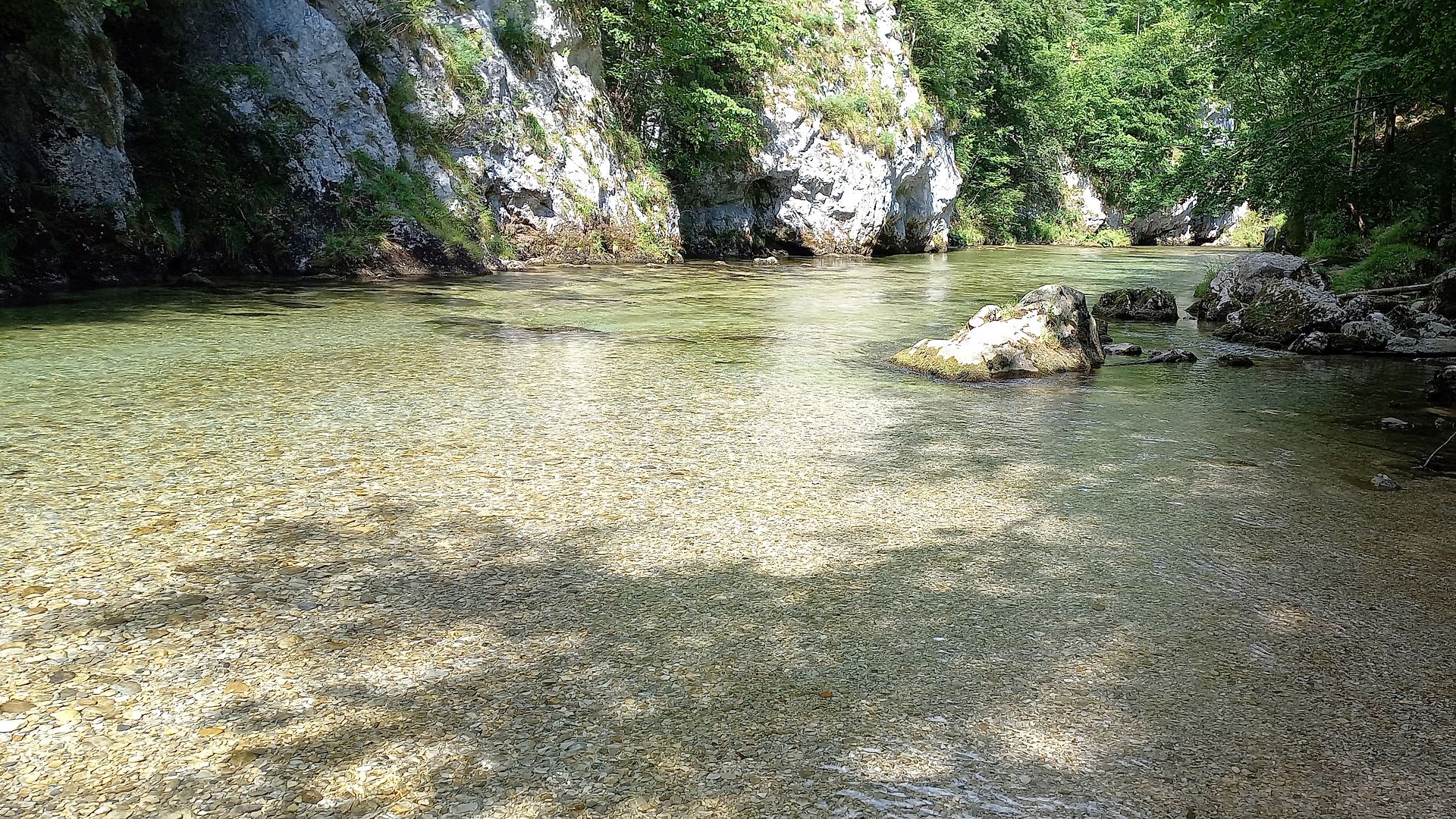 Kajak, Fluss Schwarza, Abschnitt Singerin - Rax Seilbahn