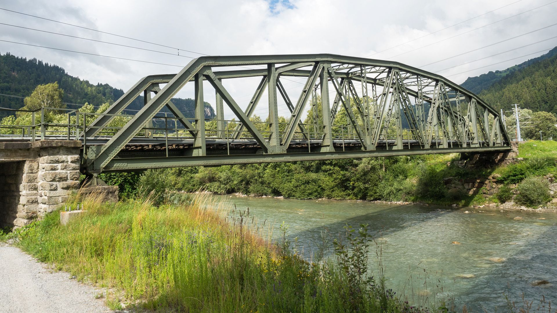 Kajak, Fluss Vorderrhein, Abschnitt Rueun - Ilanz