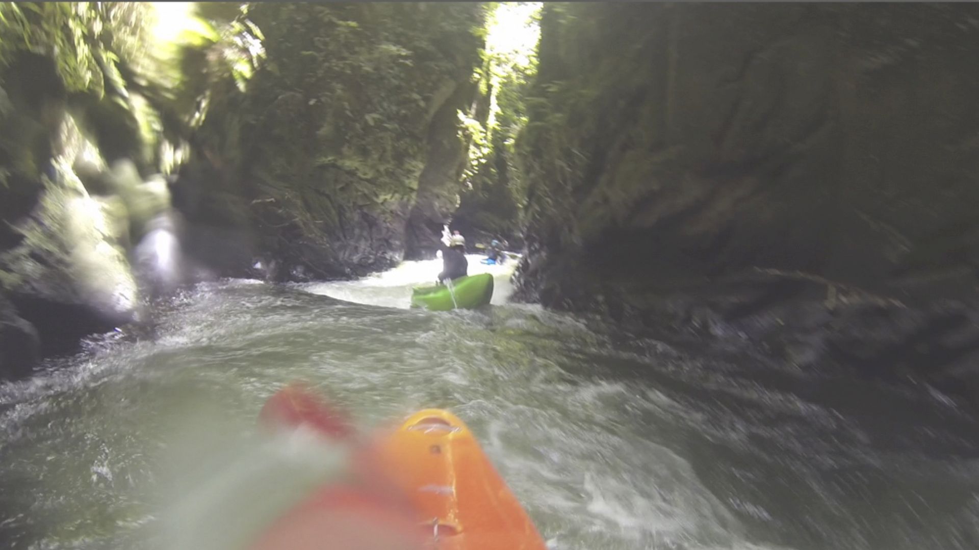 Kajak, Fluss Kaituna, Abschnitt Awesome Gorge in der Awesome Gorge 