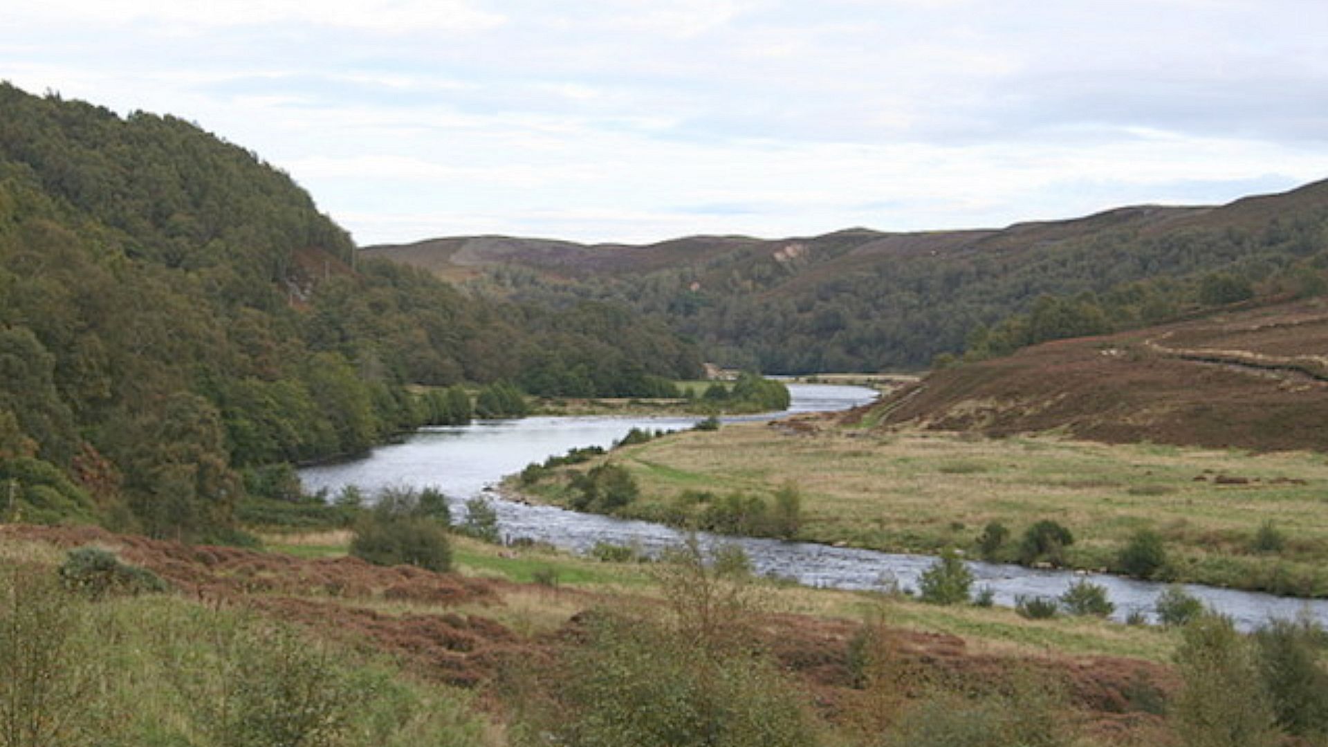 Kajak, Fluss Findhorn, Abschnitt Oberlauf - Dulsie Bridge (Top Section)